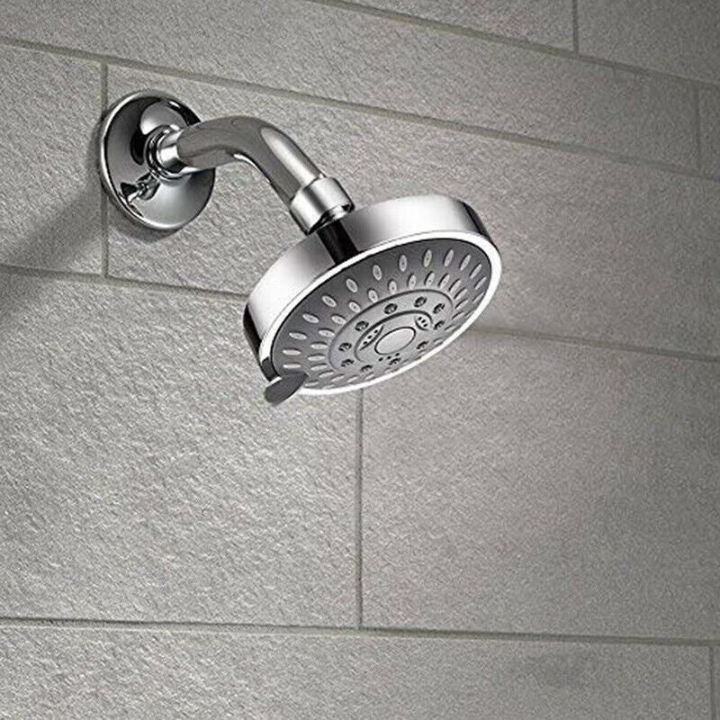 Home Shower Head High Pressure 4 Inch 5-setting Adjustable Shower Head Top Sp FT