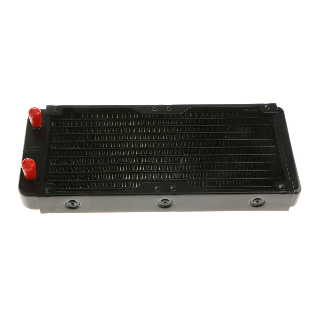Aluminum computer CPU 10 pipes water cooling radiator system 240mm