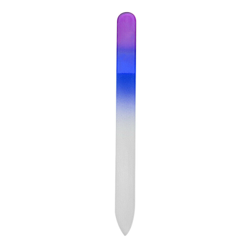 Washable  Glass Nail Files Precision UV Gel Nails Buffer Buffing Tools