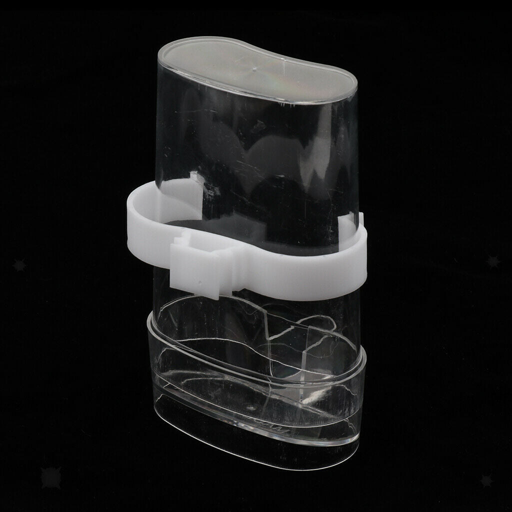 4 pcs Bird Pet Drinker Feeder Food Waterer for Aviary Cage Budgie Lovebird