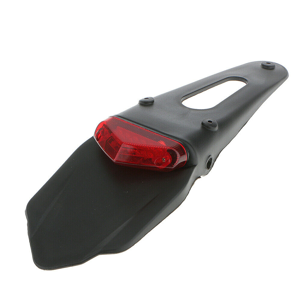 Universal Moto Dual Sport Bike LED Rear  Brake Stop Tail Light Lamp