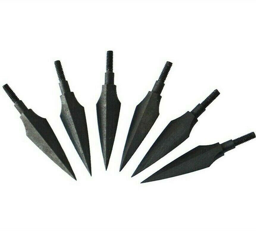 12pcs 150grain Hunting Screw in Arrowhead Broadhead Archery Arrow Bow Head Tip
