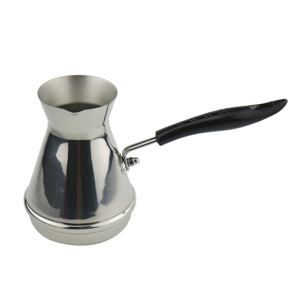 2x Turkish Coffee Pot Maker Traditional Moka Pot 350ml/12oz 500ml/17oz