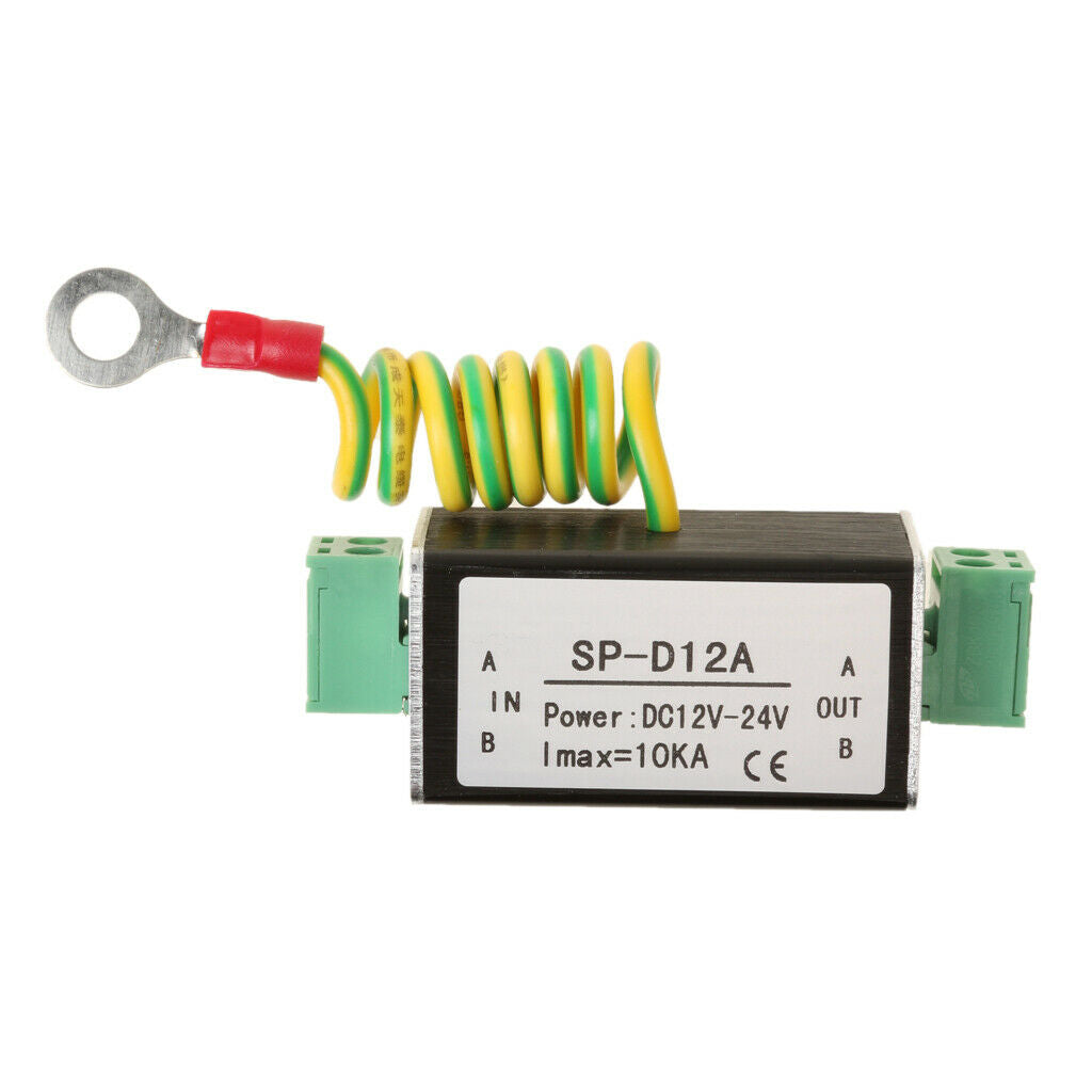 DC 12-24V Power Supply Surge Protector Suppressor Thunder & Arrester 10Ka