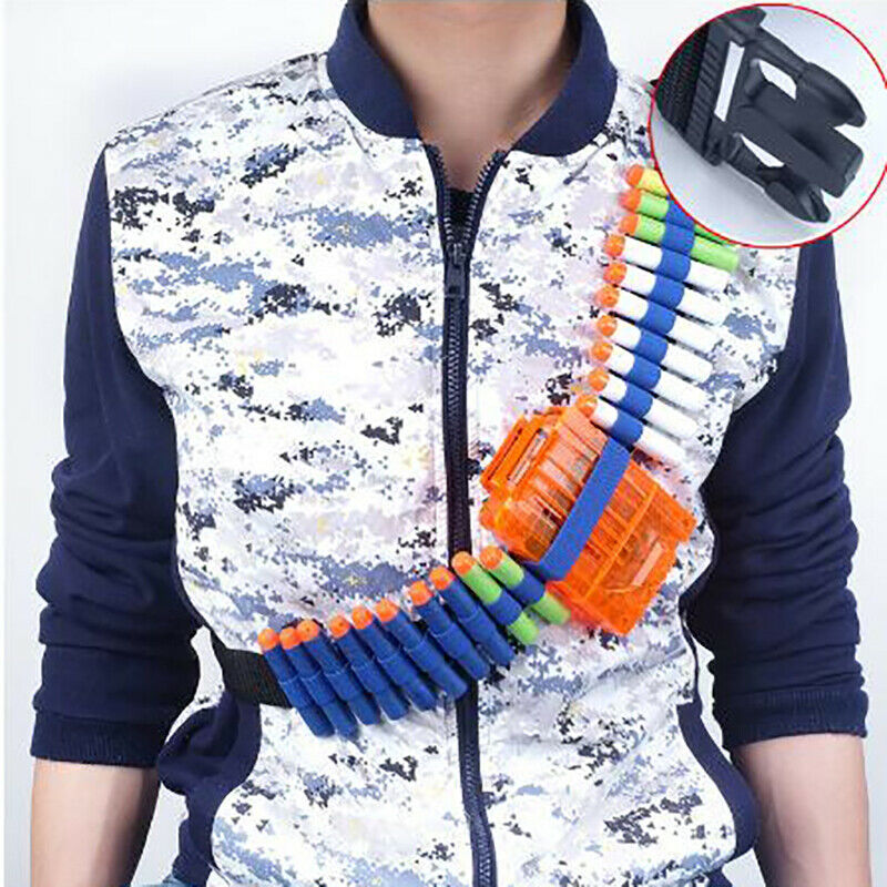 Soft Bullets Belt Shoulder Strap Clip Charger Ammo Storage Bull Lt