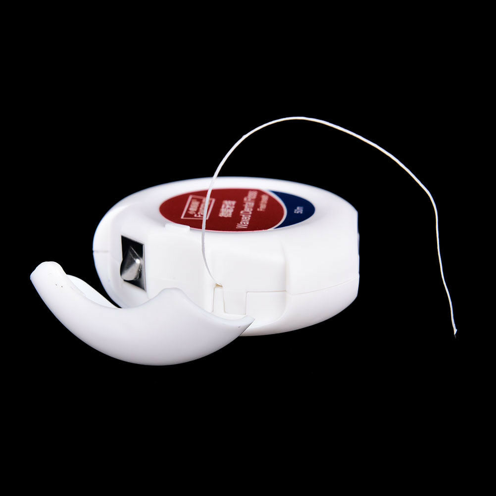 50m Peppermint Micro wax Dental Floss Care Picks Tooth Cleaner Health Supp.l8