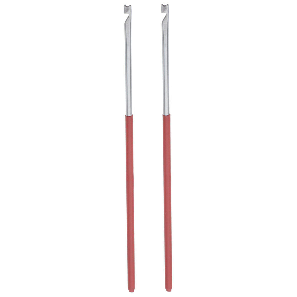 2 Pieces Stainless Steel Snap Hook Spring Hook for Sax Clarinet / Oboe / Flute /
