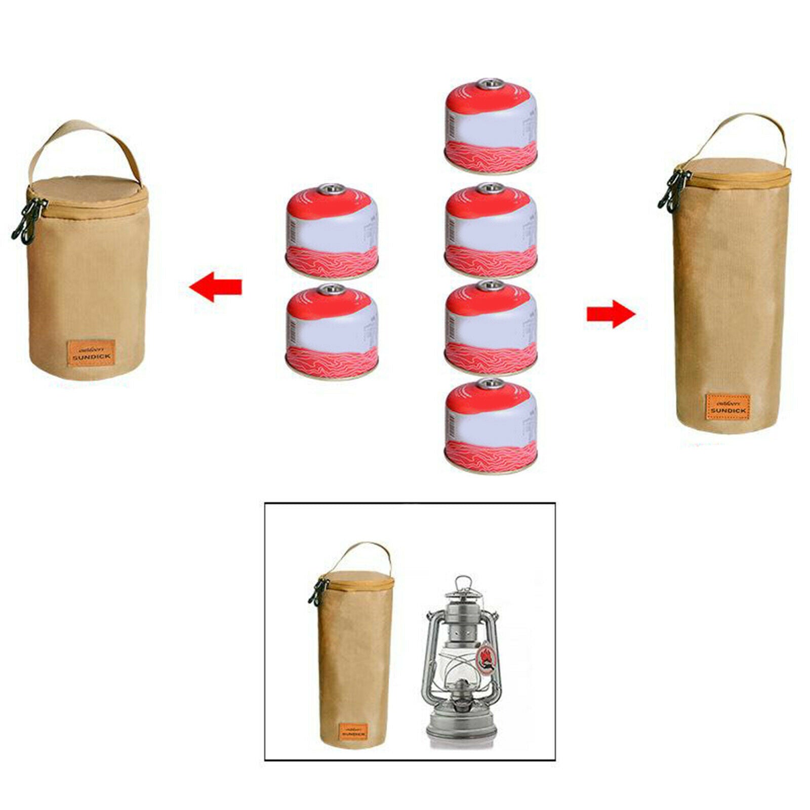 Gas Cylinder Protect Bag Gas Bottle Pouch 16x32cm Covers Guard Handbag