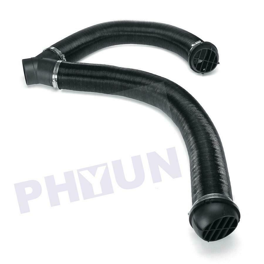 75mm/2.95in Heater Pipe Duct Warm Air Outlet Vent Y Piece Connector Clip
