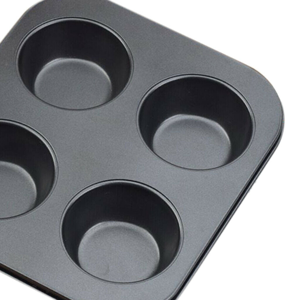4 Cup Muffin Pan Easy to Clean Convenient for Making Muffins Mini Cakes
