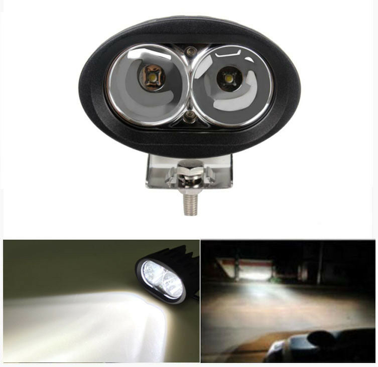 2x 20W White Spreader Led Marine Lights for Boat (Spot Light) Waterproof