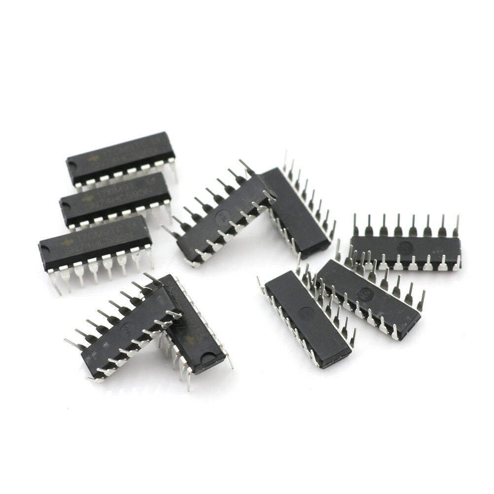 10X 74HC595 74HC595N SN74HC595N Integrated Circuit IC DIP-16`S*EC WF
