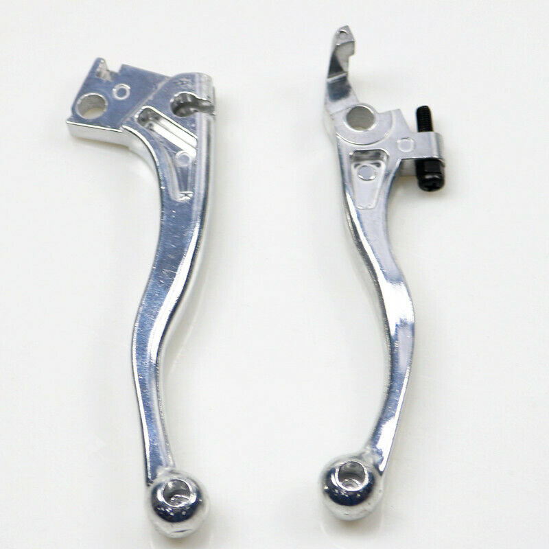 Chrome Brake Clutch Lever For Motorcycle Kawasaki KLX 250 250C KLX650 KDX 220