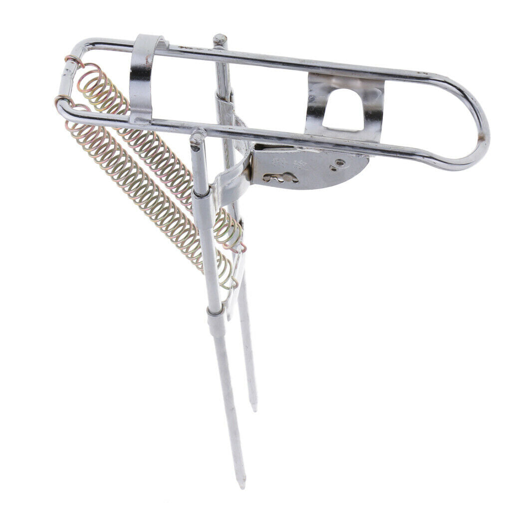 Stainless Steel Fishing Rod Holder Rack with Automatic Tip-Up Hook Setter,