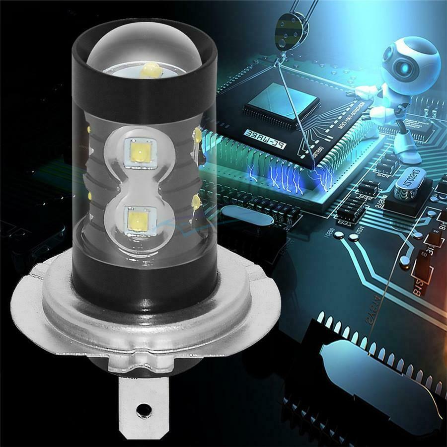 2 Pieces 50W 6000K White Aluminum Autocar Trim Fog Light LED Bulbs Replacement