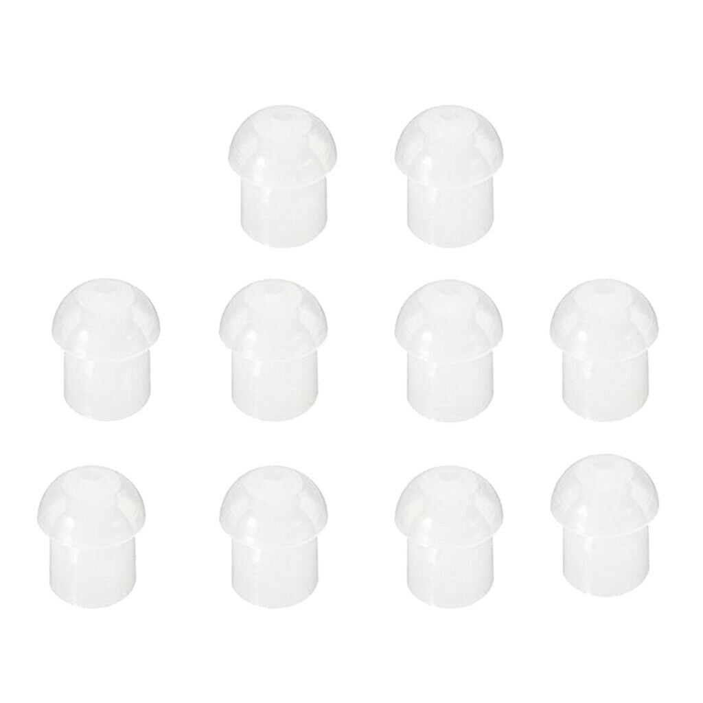 10x Silicone Rubber Earbuds For     Vertex  Radio Earpiece