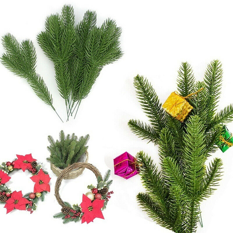 Flone Artificial Pine Needles Simulation Plant Christmas Trees Decoration.l8
