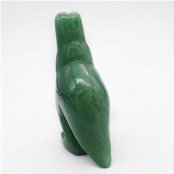 53x30x18mm Natural Green Aventurine Carved Dinosaur Decoration Statue HH7949
