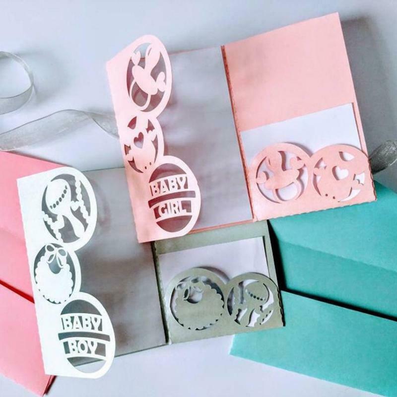 Baby Boy Metal Cutting Dies Stencil Scrapbooking DIY Album Stamp Paper Embossing