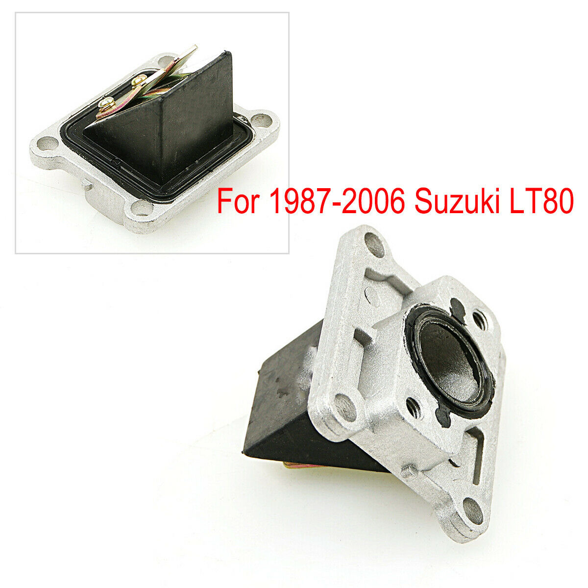 1PC Motorcycle Valve Intake Reed Assembly For Suzuki LT80 (QuadSport 80) 1987-06