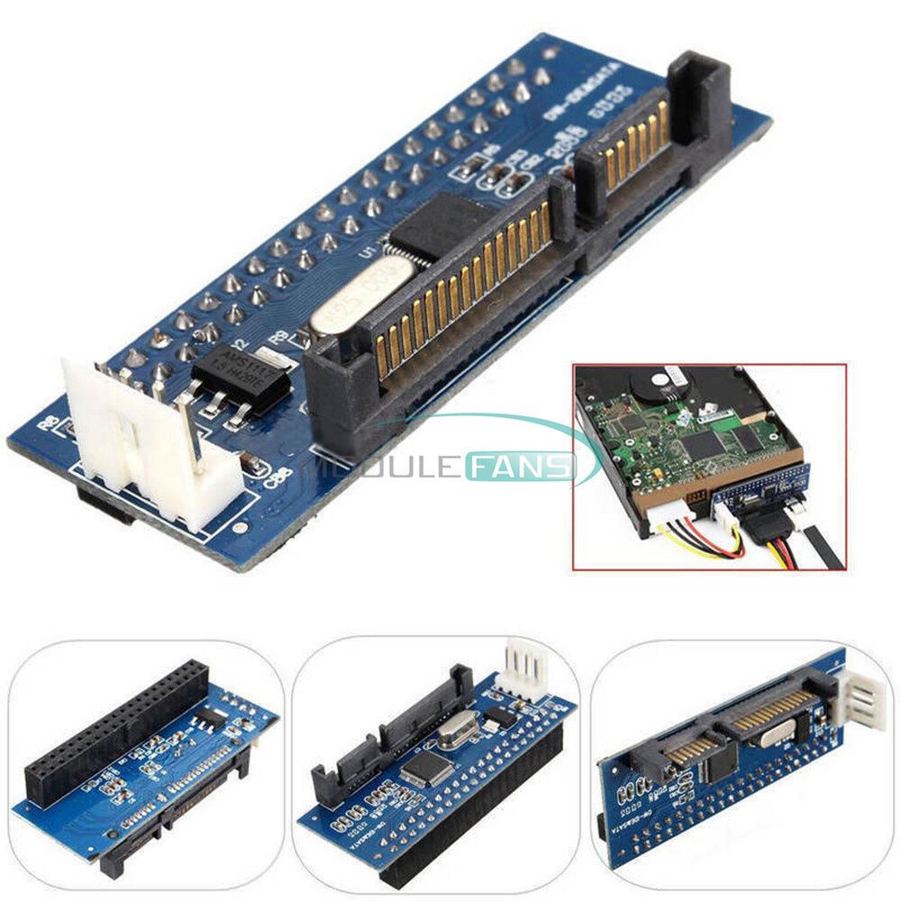 Converter 40-Pin IDE Female SATA to 22-Pin male adapter PATA SATA Card T1