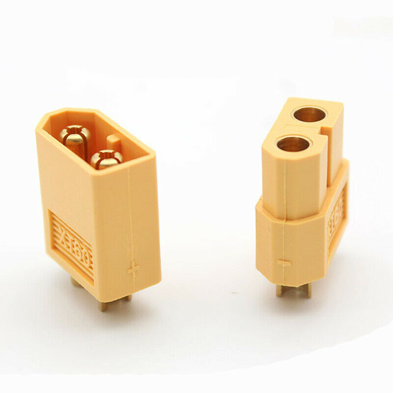 10 Pairs XT60 Male + Female Bullet Connectors Adapter Banana Plug 3.5mm T-Plug