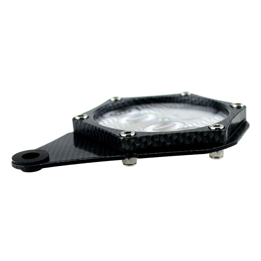Universal Motorcycle Metal Tax Disc Holder for Scooter ATV Moped Quad Black
