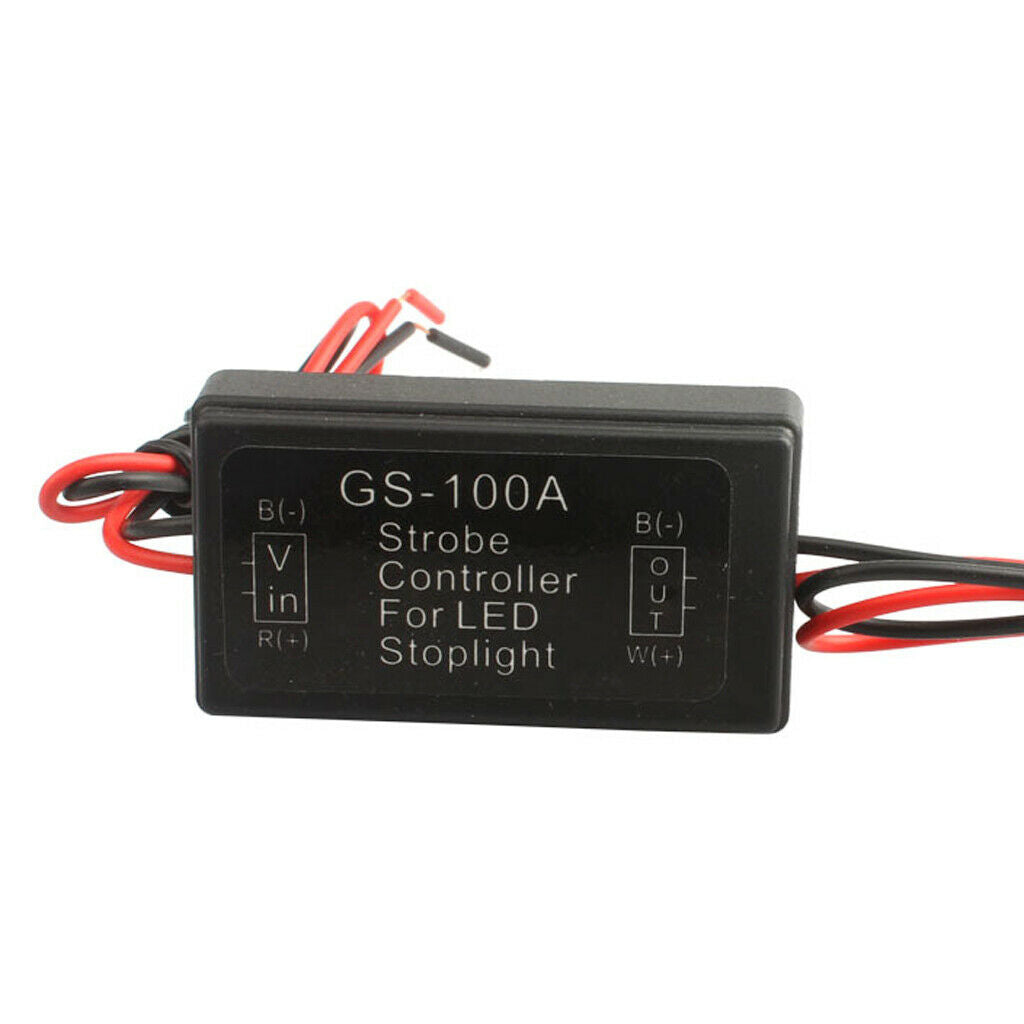 Vehicle Auto 12V 100A Back Brake Tail Stop LED Flash Light Controller IP65