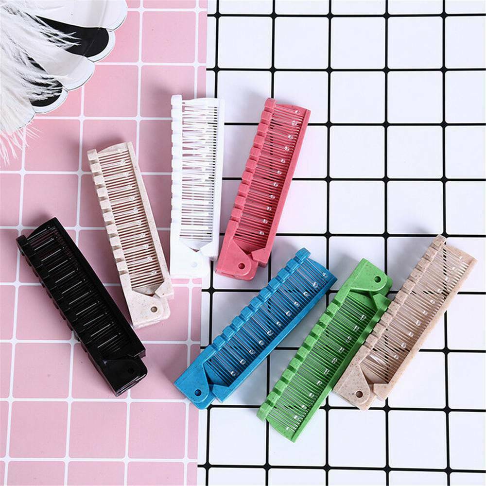 Portable Foldable Travel Hair Comb Brush Massage Hair Comb Anti-static Hair US