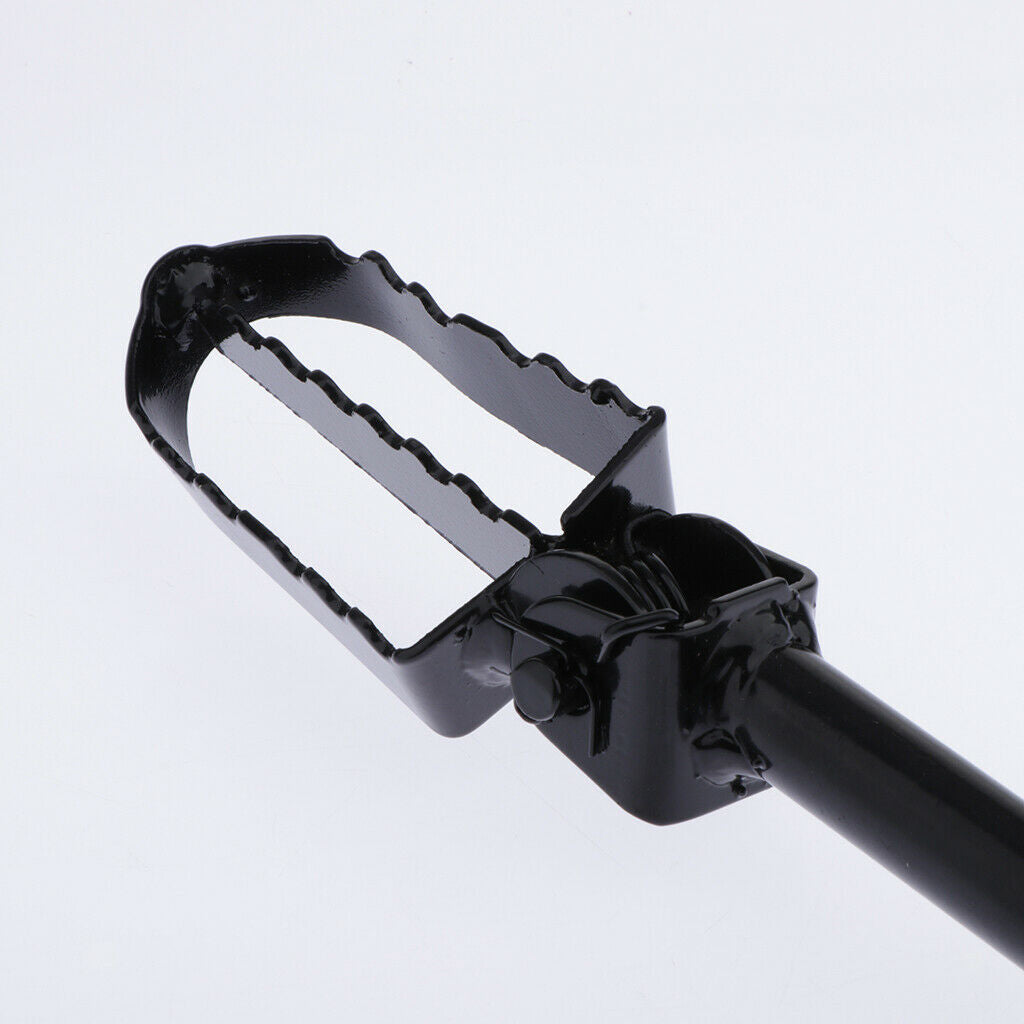 Aluminum CNC Motorcycle Foot Pegs + Kickstand for 110 120 125cc Moped ATV