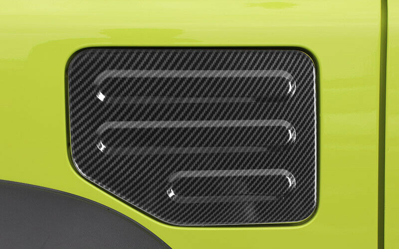Carbon Fiber Style Oil Fuel Tank Cap Decor Cover For Suzuki Jimny 2018 2019 2020