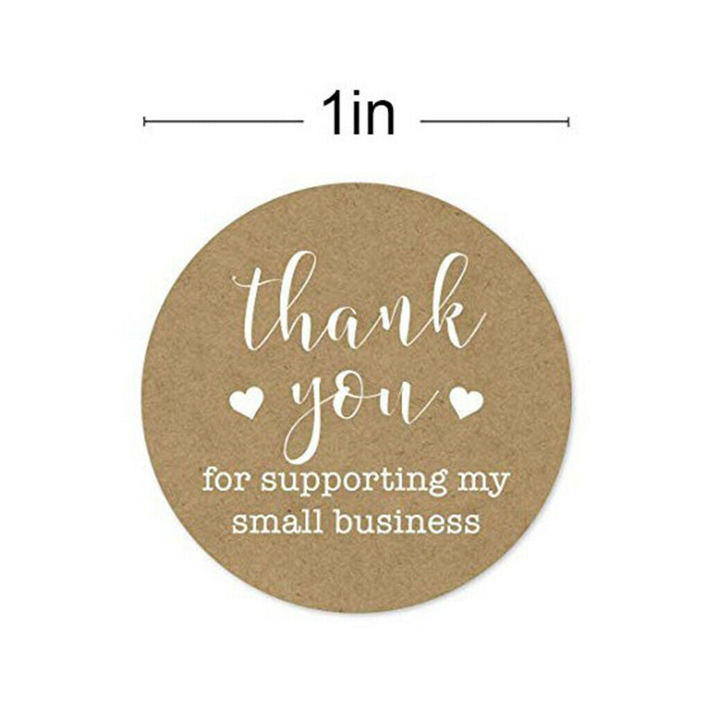 Thank You for supporting my small business Stickers 0.98 Inch Roll Round