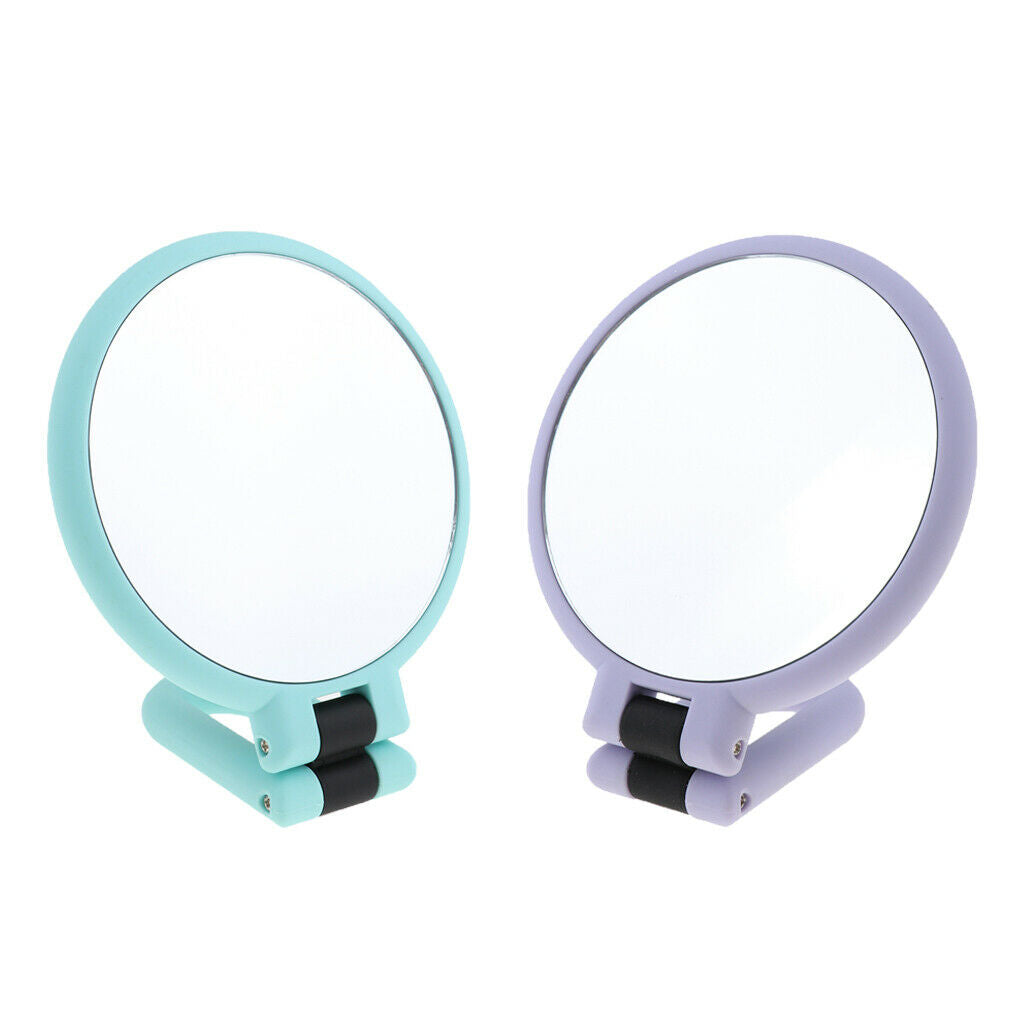 2x Folding Table Magnifying Double Sided Makeup Travel Mirror 15X Magnified