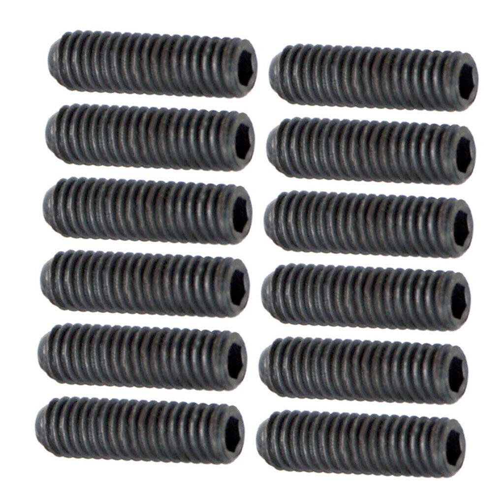 12x Tremolo Bridge Saddle String Locking Hex Screws for Guitar