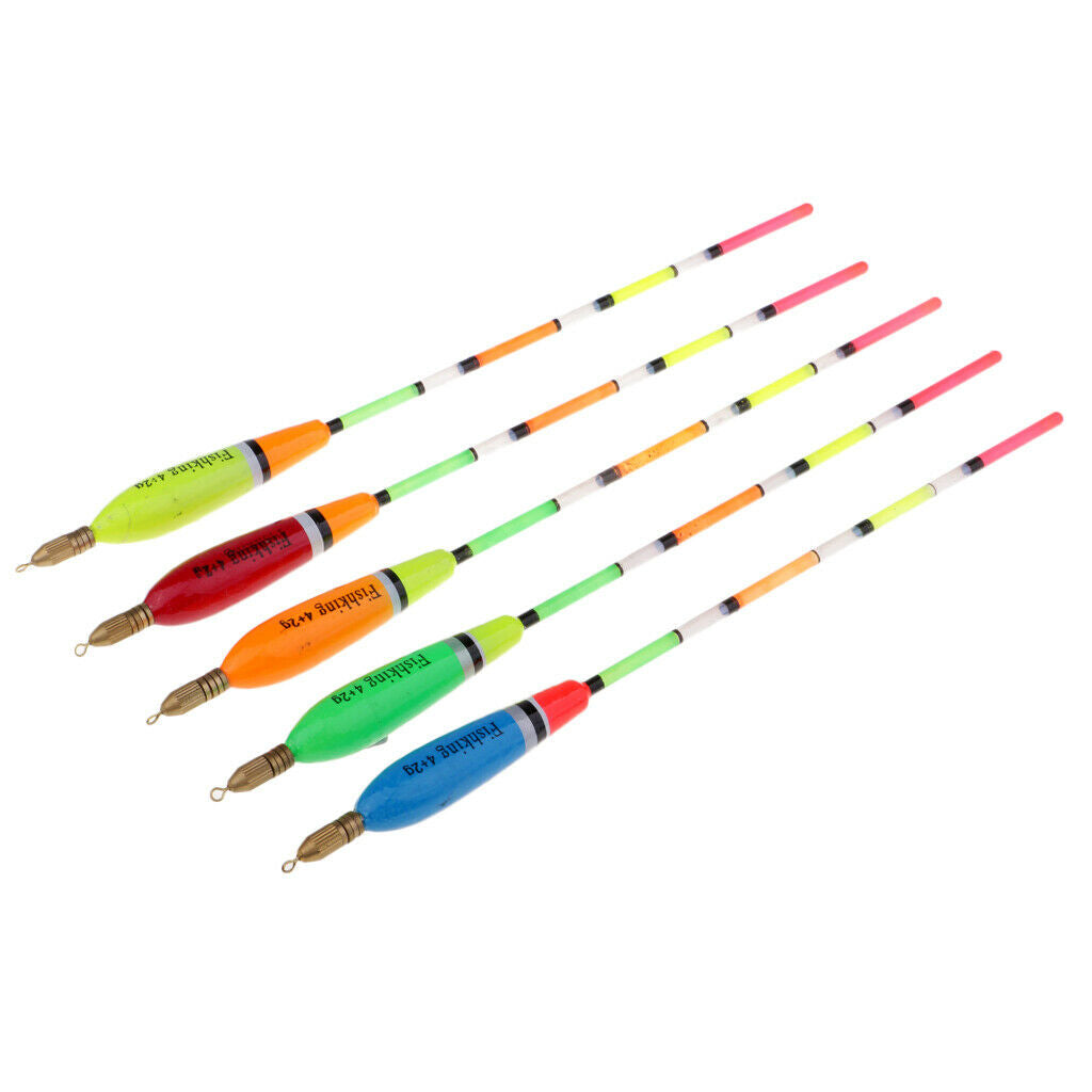 Fishing Buoy Bobbers Fishing Tackle Copper Head Vertical Fishing Floats Set