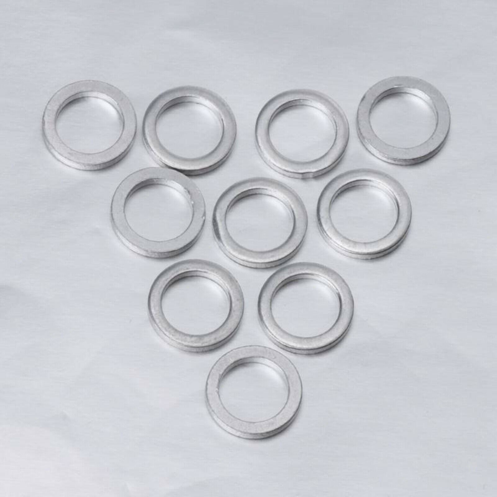 10Pack Bike Bicycle Chainwheel Bolt Spacer Shim Gasket Ring Fixing Part