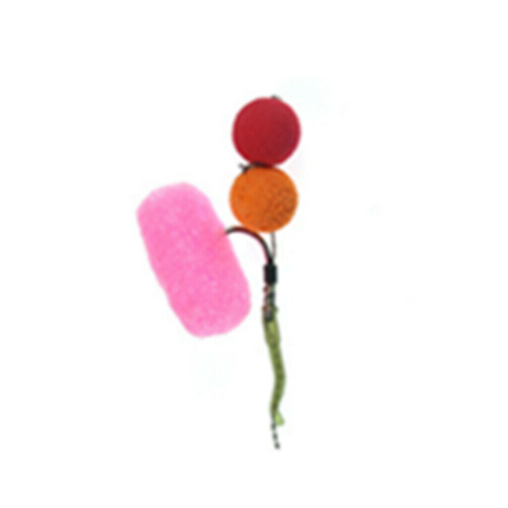 55Pcs/Bag Fishing Nuggets Water Soluble Colorful PVA Foam Fishing Tackles