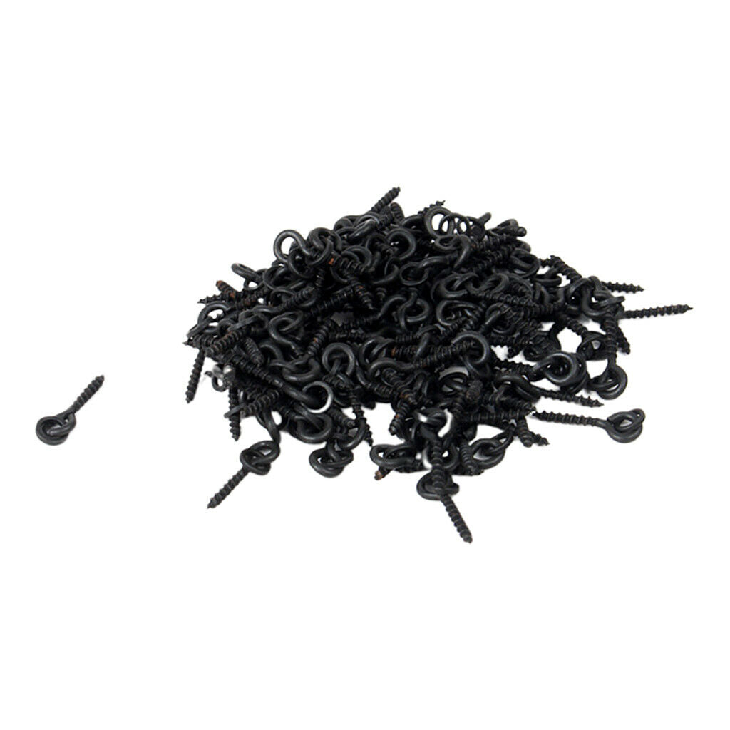 50pcs Carp Fishing Chod Boilie Screw with Ring  Up Peg Bait Pellet Holder