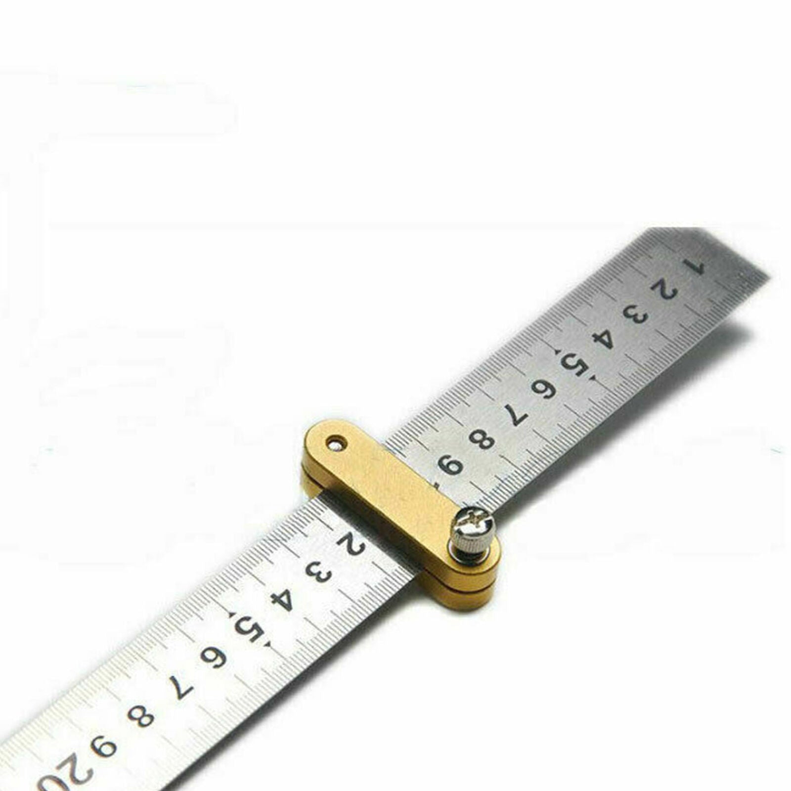 300mm Stainless Steel Locator Scriber Ruler Metal Metric Scribing Straight Wood