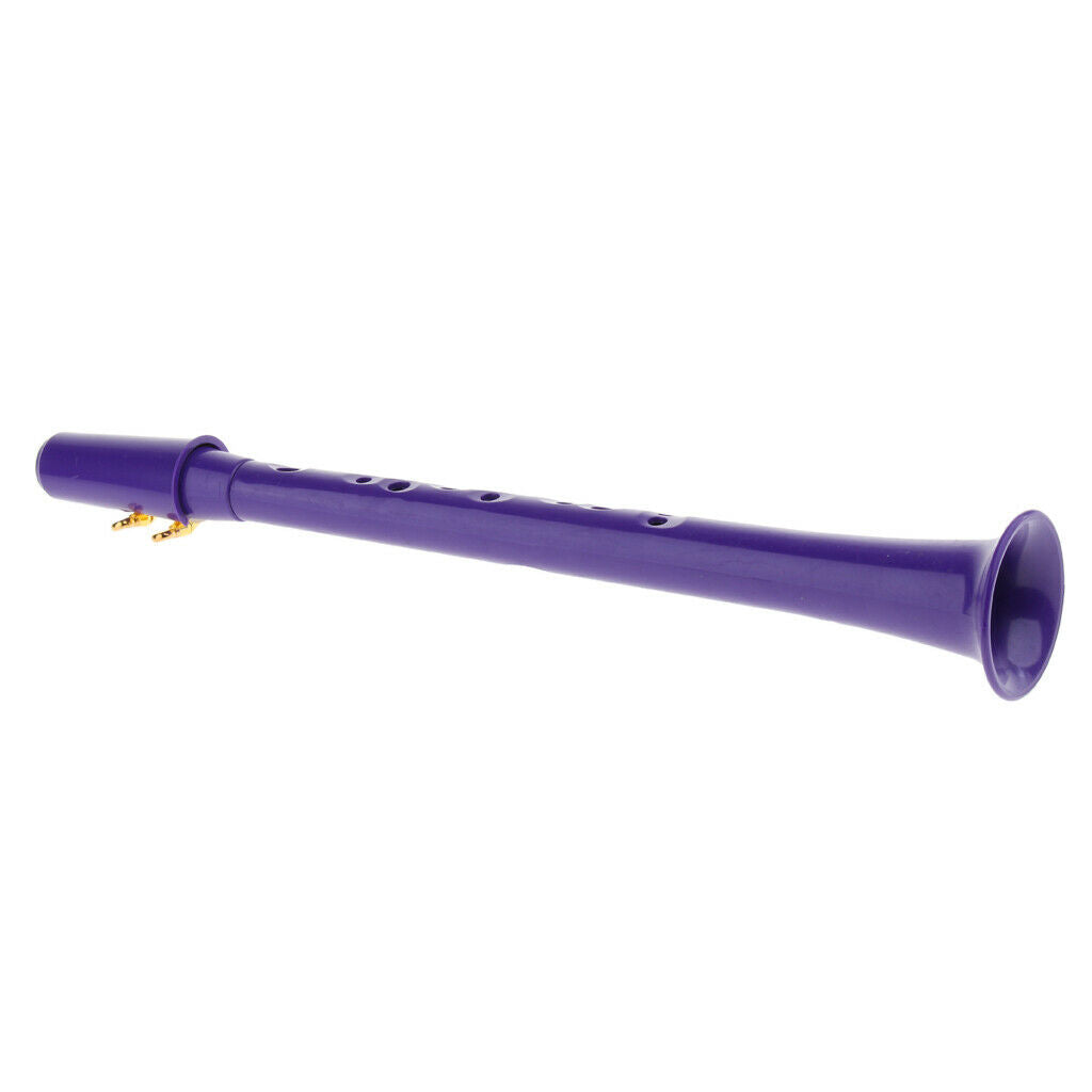 1 Piece Pocket Simple Mini Saxophone Clarinet Black Tube Instrument Purple