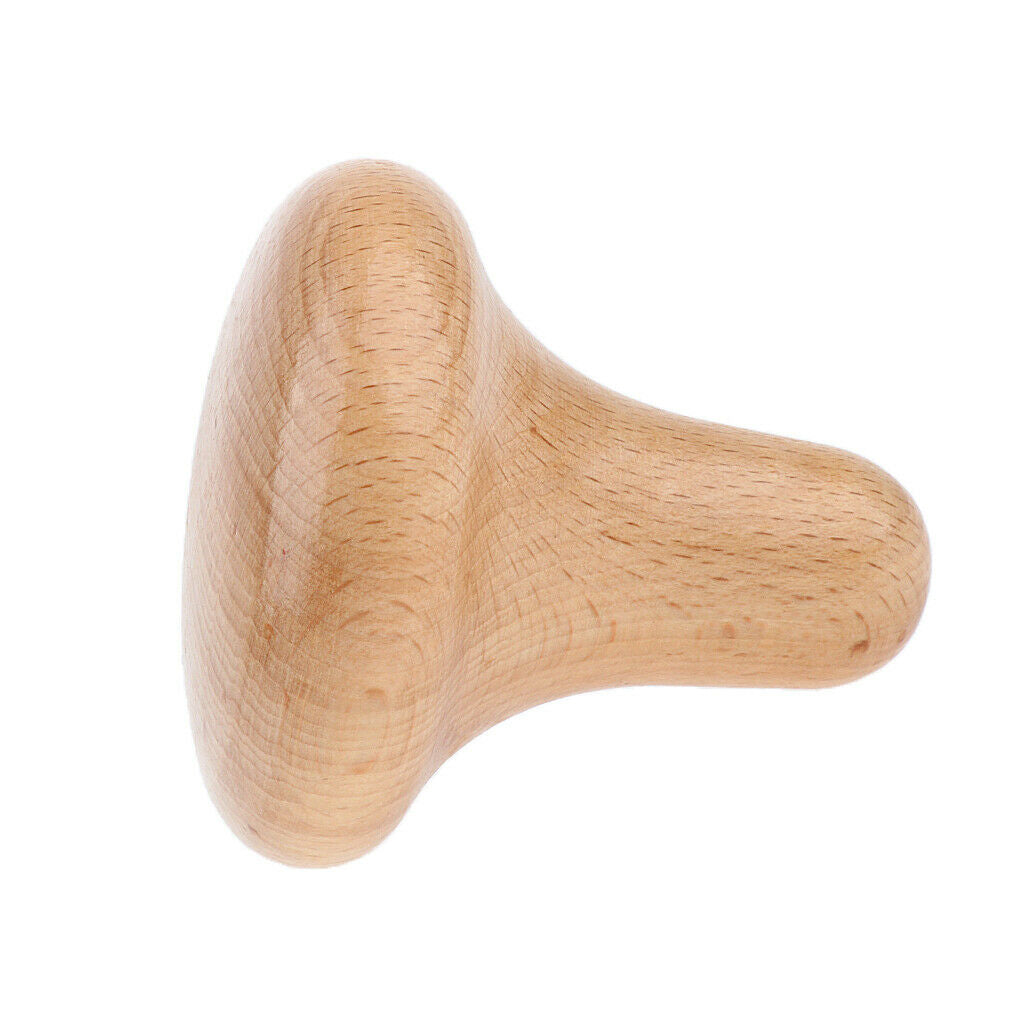 2x Mushroom Shaped Wood Gua Sha Massage Acupunctur Point Guasha Message Tool