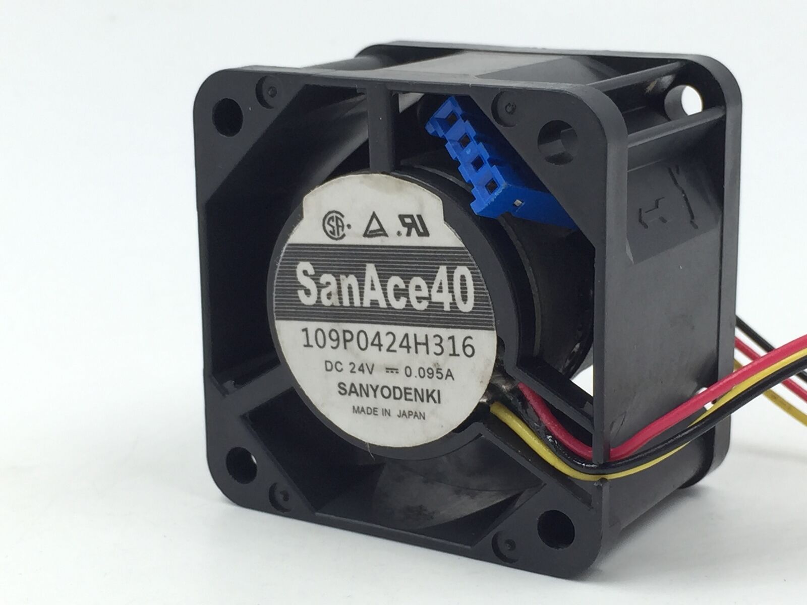 For Sanyo 109P0424H316 fan 24V 0.095A 40*40*28MM 3pin