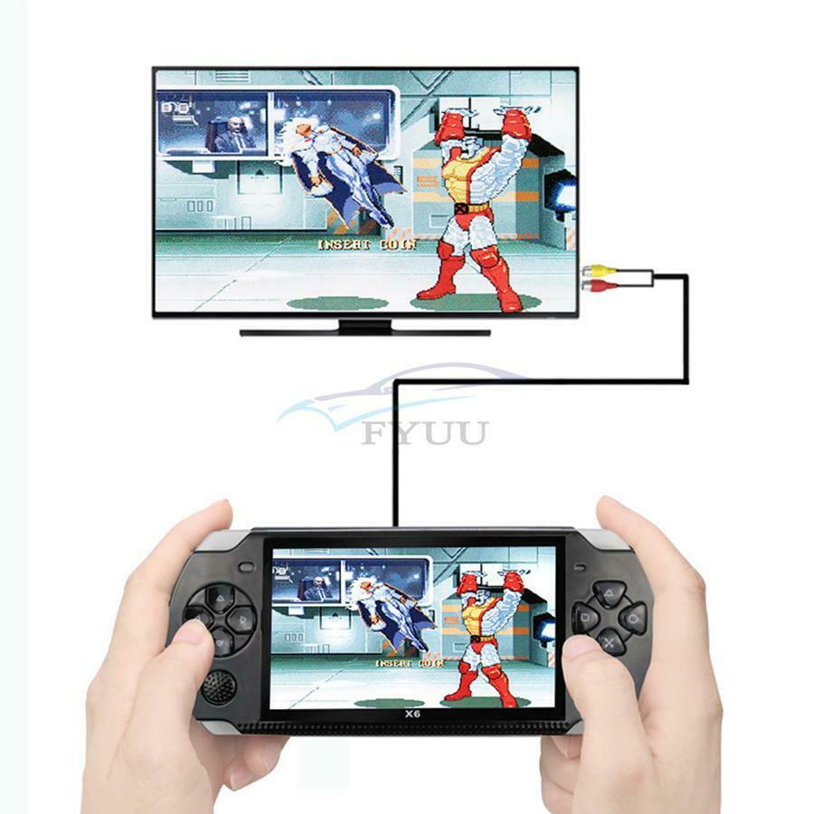 4.3"TFT Widescreen 8GB 1000+ Games Built-In Handheld Game Console&Headphone Set