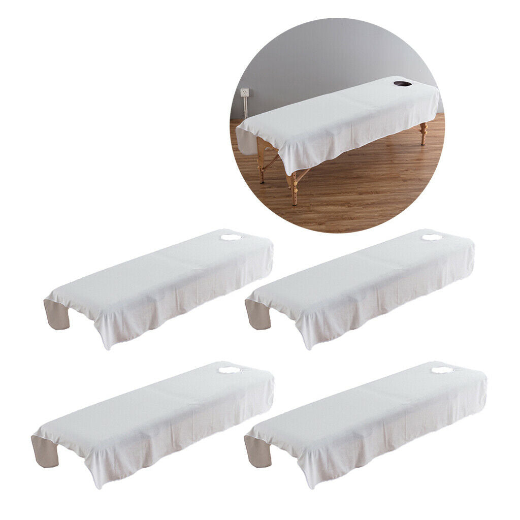 4x Comfort Spa Massage Table Sheets Cosmetic Beauty Salon Facial Bed Cover