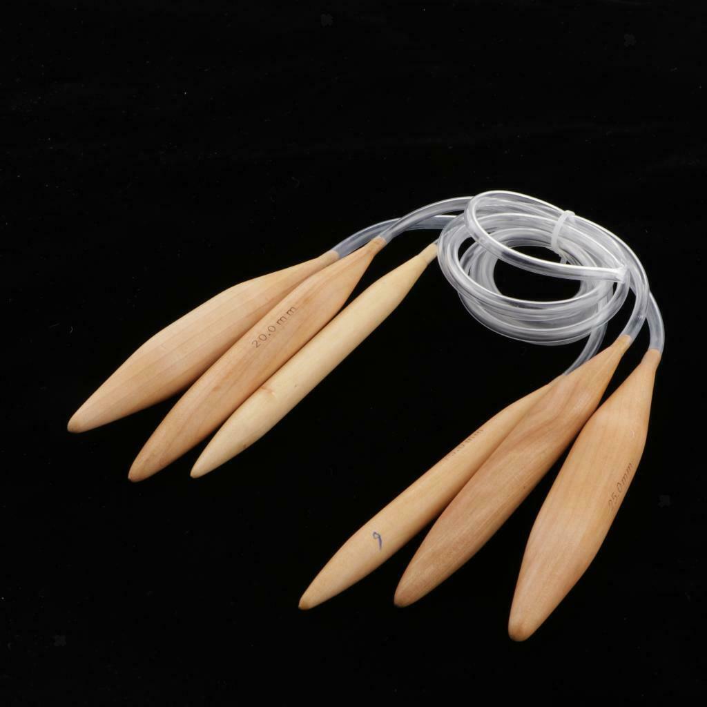 3Pieces 15/20/25MM Circular Knitting  Circular Pins for Knitting Scarf