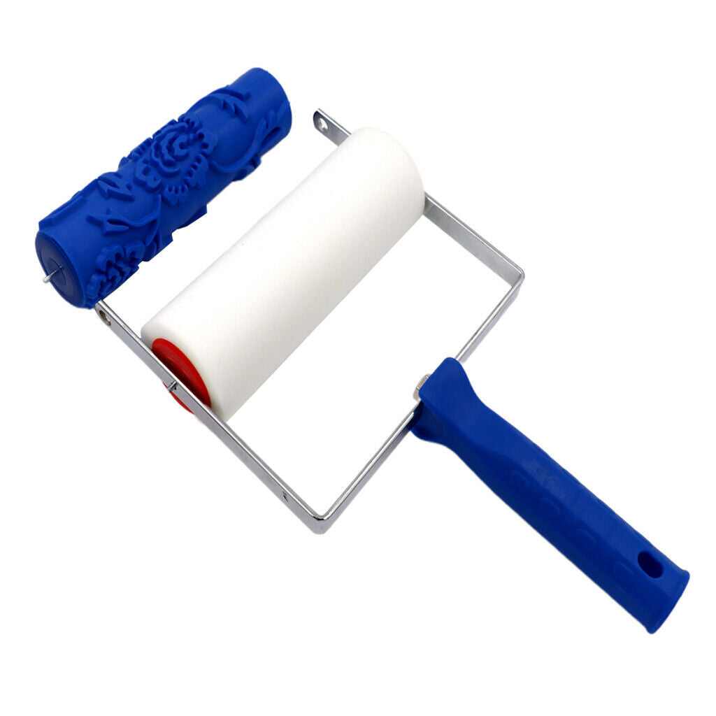 7inch Paint Roller Brush Wall Paint Tool Detachable Household with Sponge