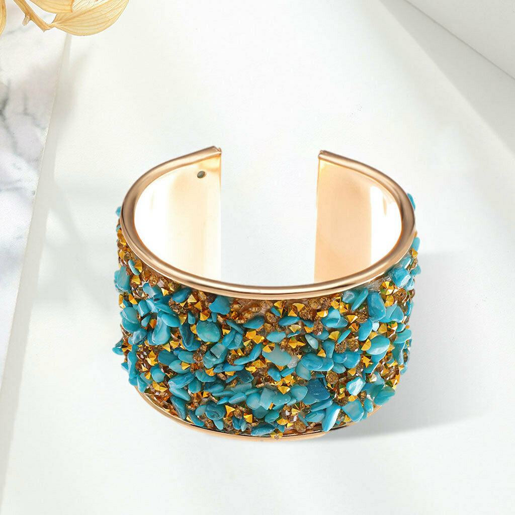 Rhinestone Bracelets Woman Bangle Elegant Charming for Women Gift Party