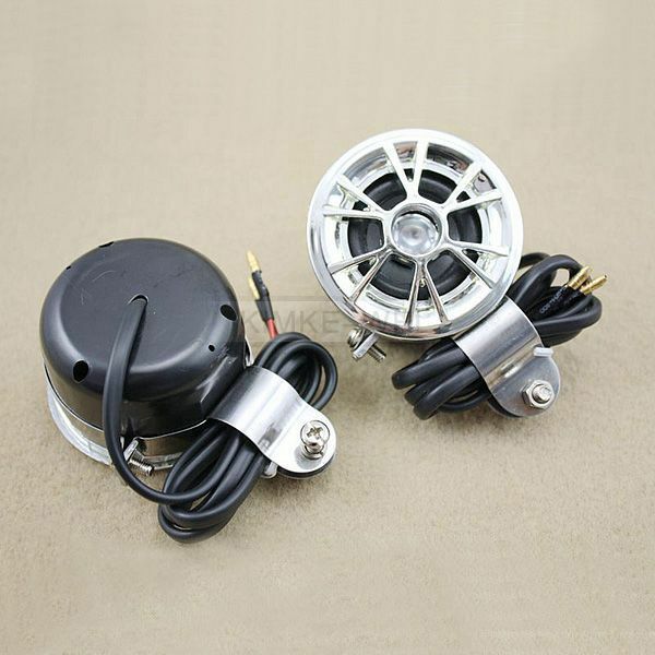 2 x 12V Mini Speakers for AMP/Amplifier Car Motorcycle Radio MP3 iPod