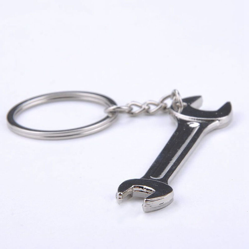 Trendy Metal Stainless Steel Wrench Key Chain Ring Spanner Keyring Keychai.l8