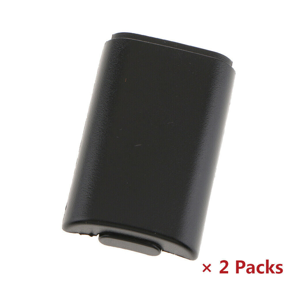 2 Pcs Battery Case Cover Shell Holder Box for Xbox 360 Wireless Controllers